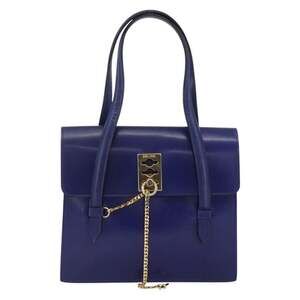 Celine Leather Handbag Light Blue